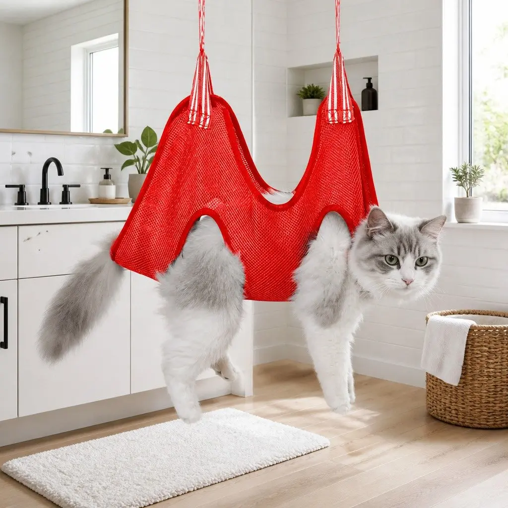 Pet Grooming Hammock for Dogs and Cats