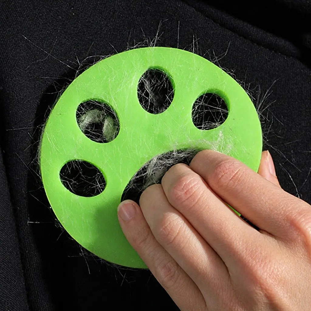 Pet Hair Remover Laundry Ball Silicone Lint Catcher Cleaning Tool Green