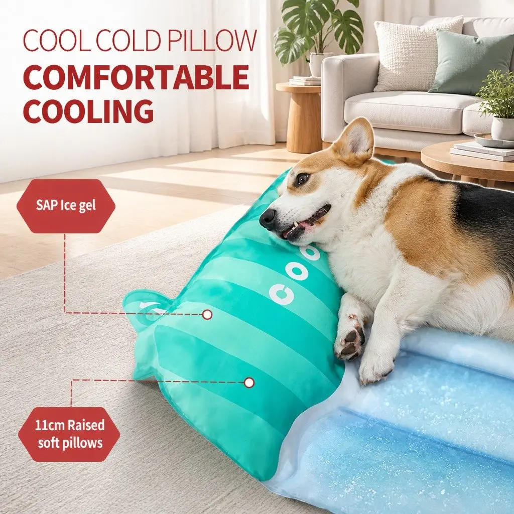 Pet Cooling Mat for Dogs and Cats 85x67cm