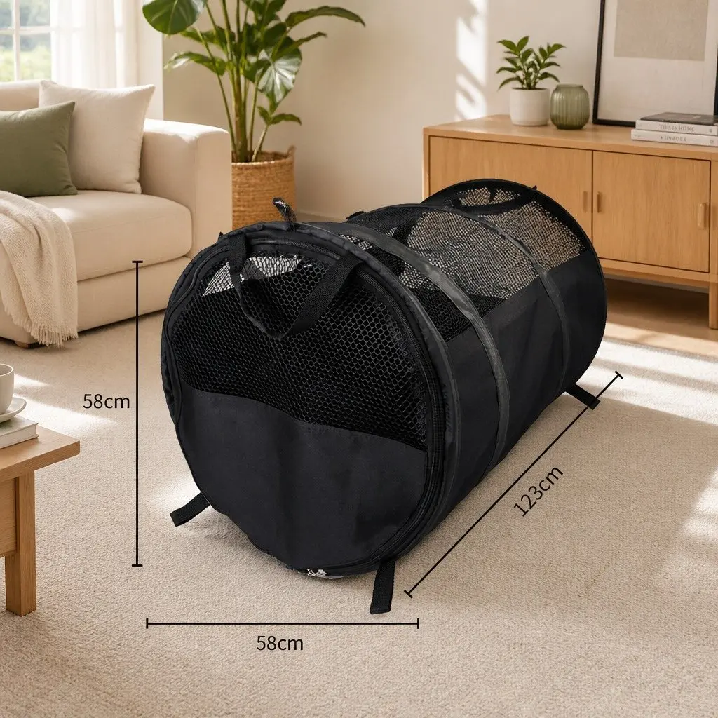 Portable Foldable Pet Carrier Bag for Cats Dogs Size 123x58x58cm