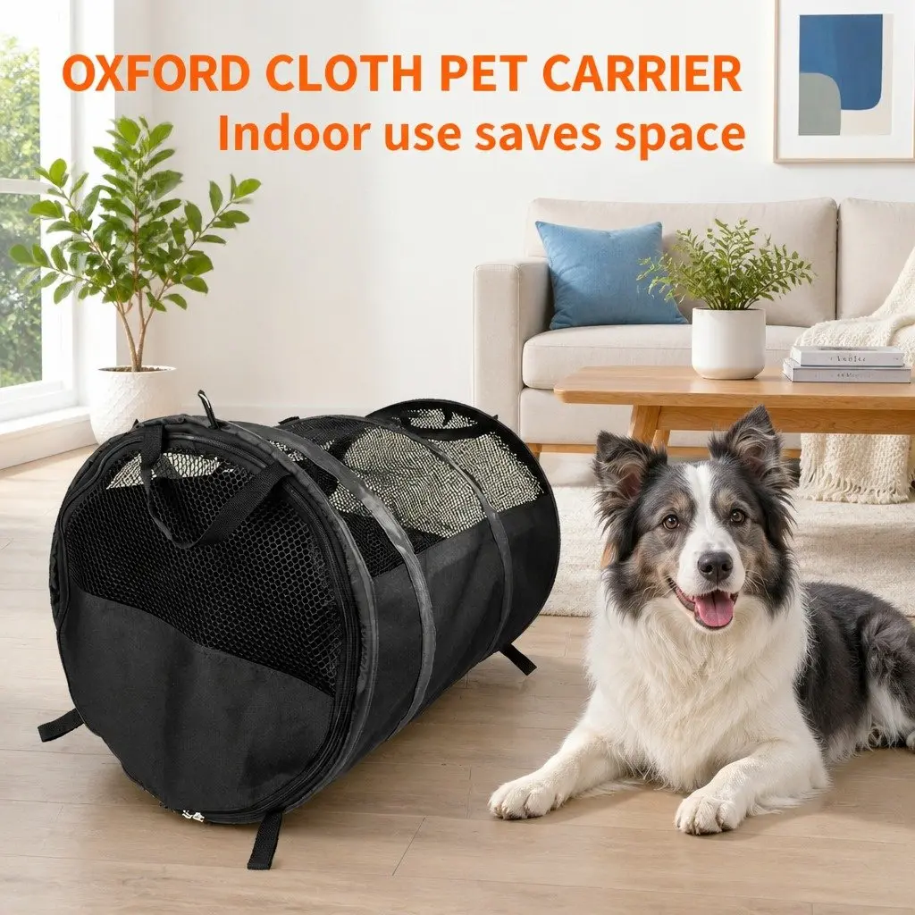 Portable Foldable Pet Carrier Bag for Cats Dogs Size 123x58x58cm