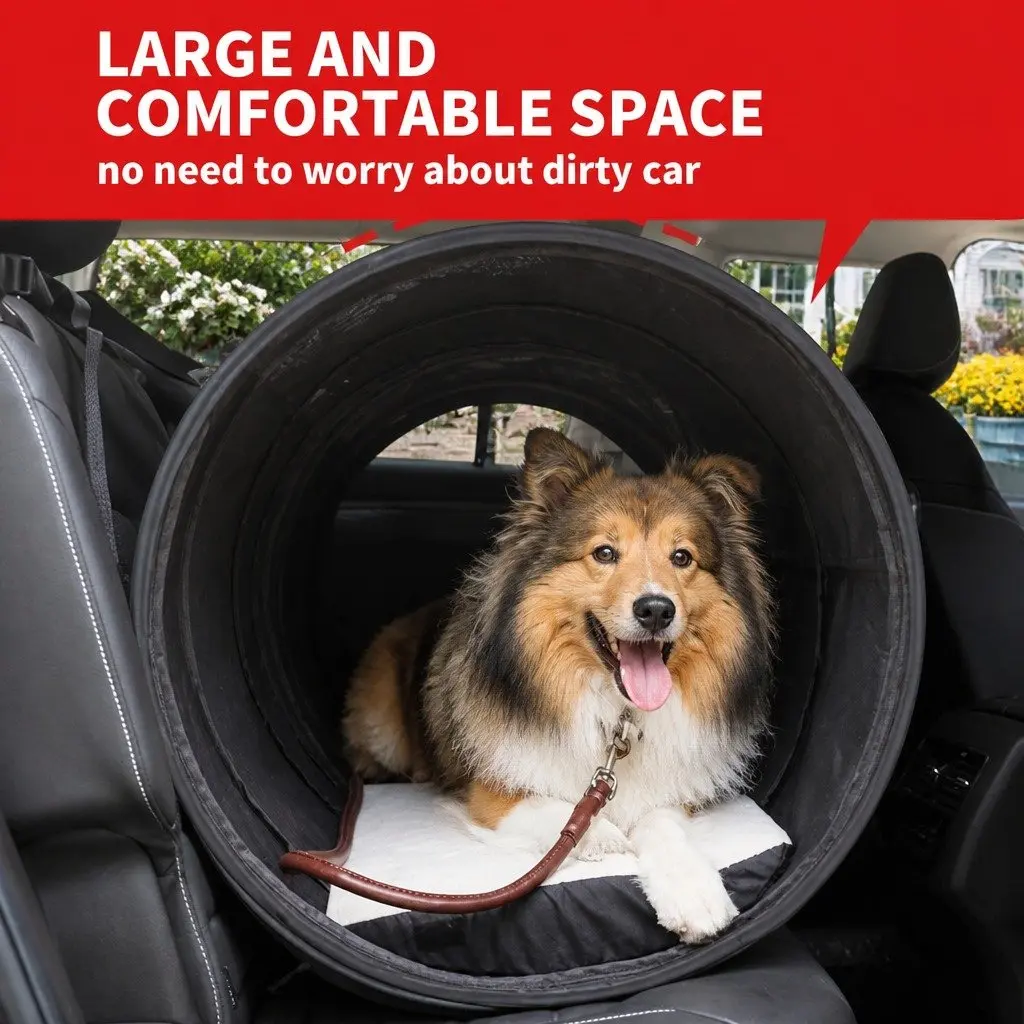 Portable Foldable Pet Carrier Bag for Cats Dogs Size 123x58x58cm