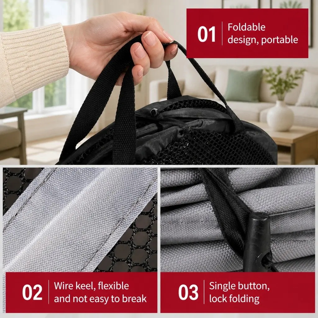 Foldable Pet Carrier Bag Portable Cat Dog Travel Transport Car Seat