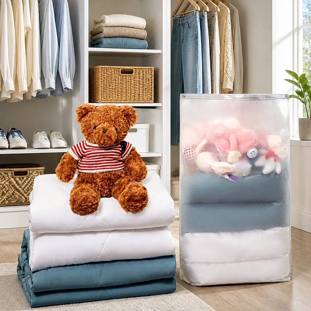 Vacuum Storage Bag Large Compression Quilt Finishing Household Clothing