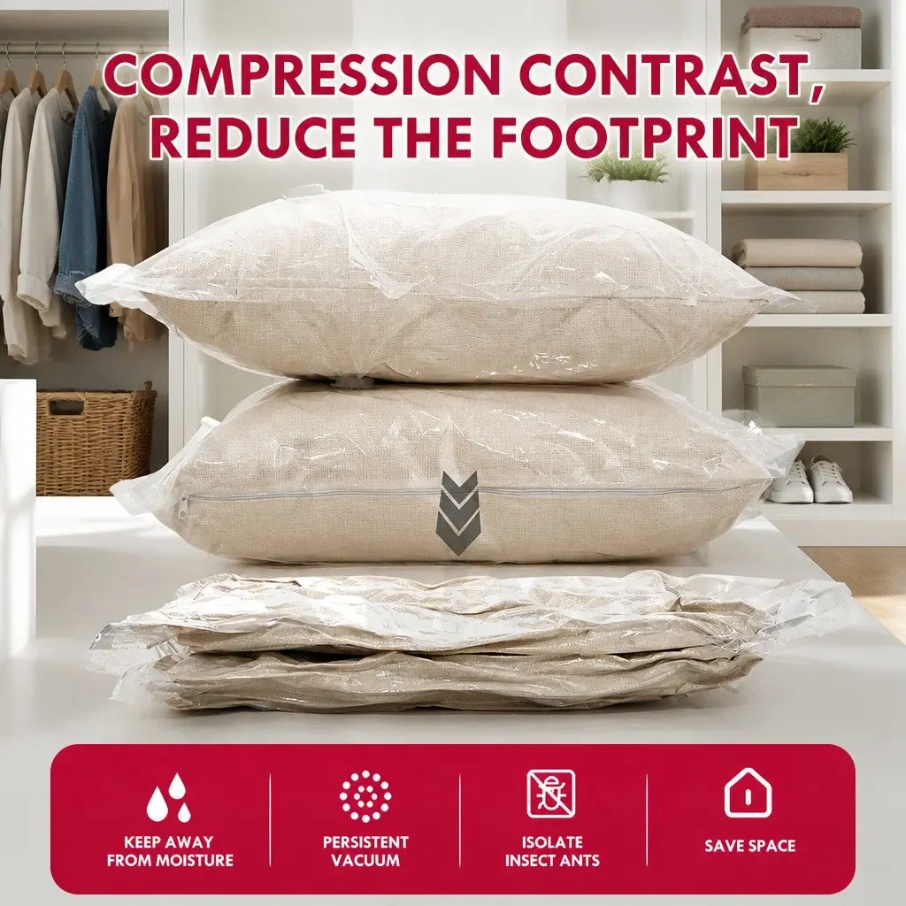 Vacuum Storage Bag Large Compression Quilt Finishing Household Clothing