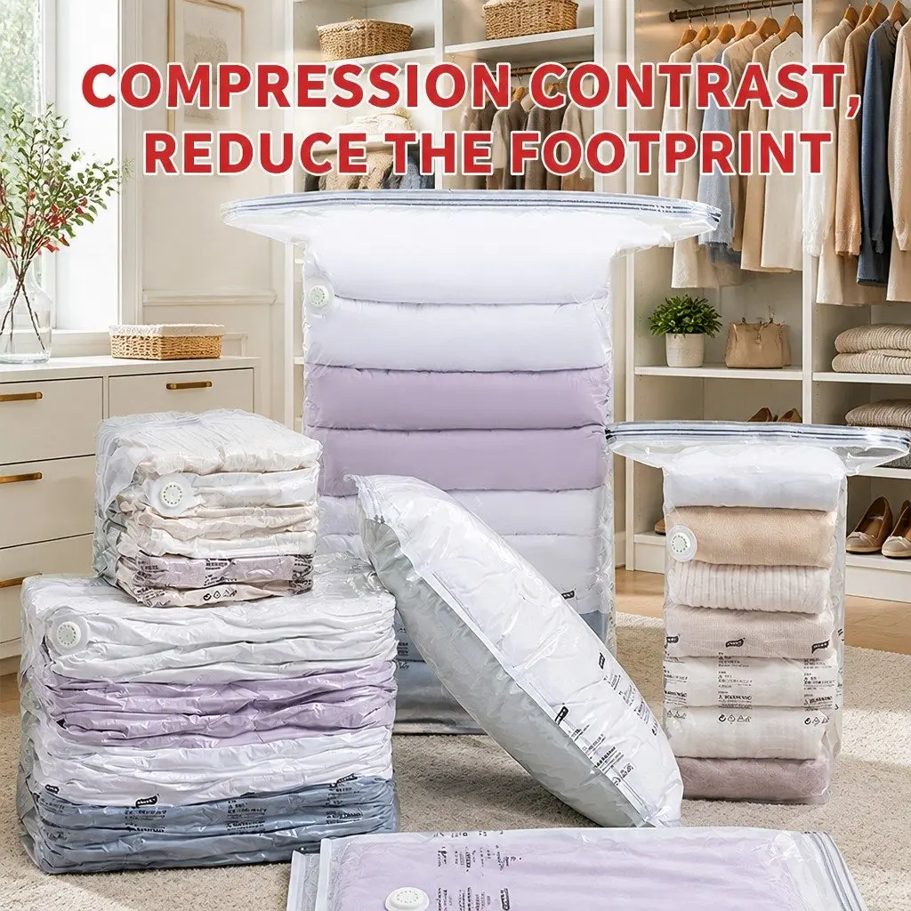 Vacuum Storage Bag Large Compression Quilt Finishing Household Clothing