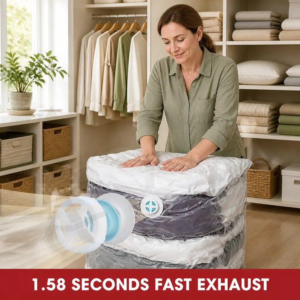 Vacuum Compression Storage Bag XL for Household Use