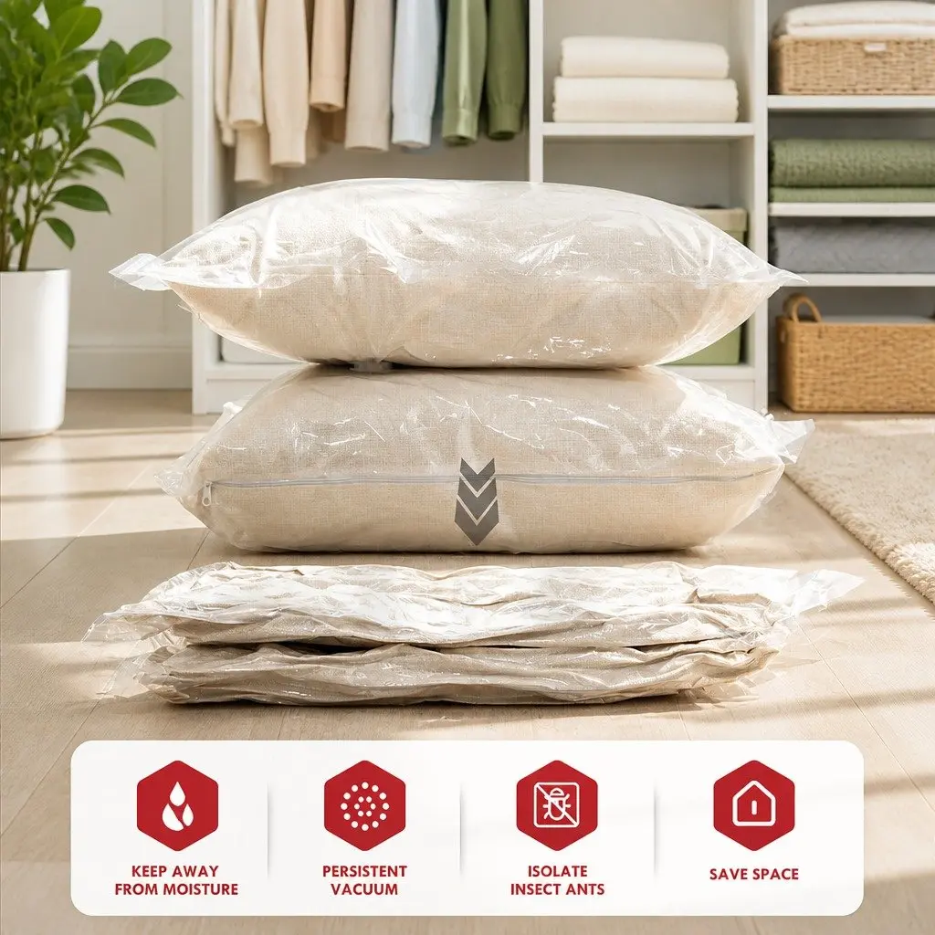 Vacuum Compression Storage Bag XL for Household Use