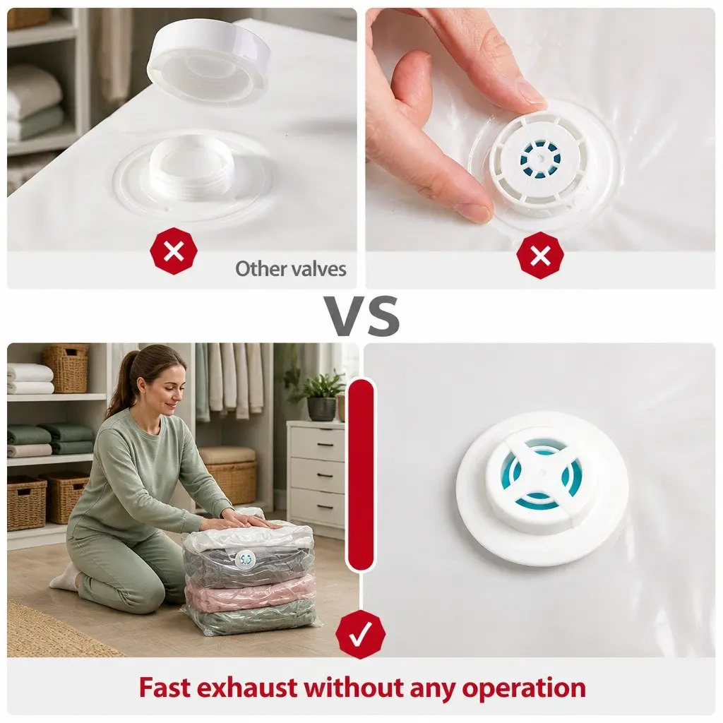 Vacuum Compression Storage Bag XL for Household Use