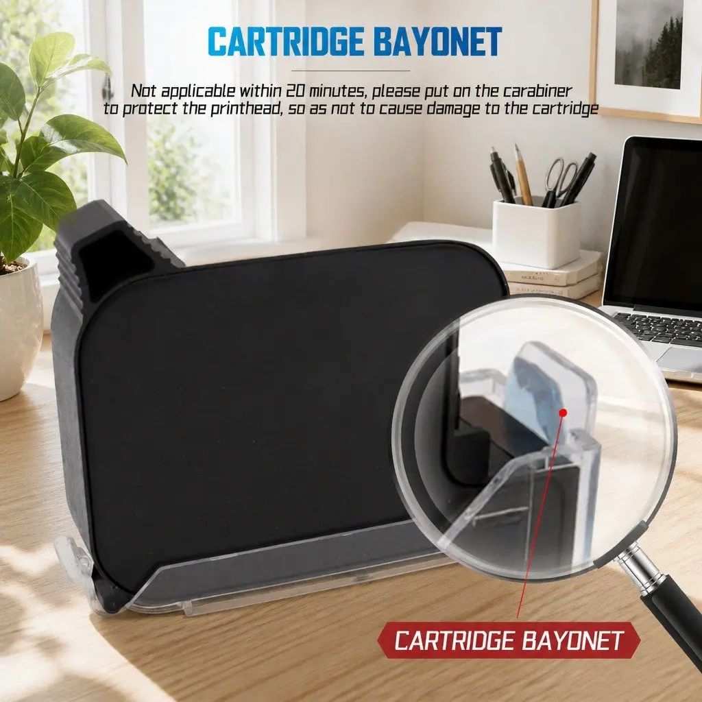Black Fast Dry Ink Cartridge for Printers 600DPI
