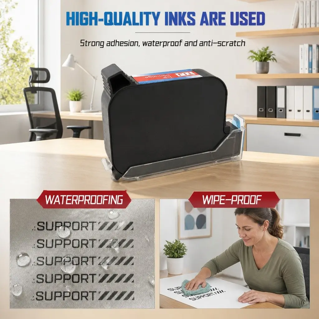 25.4mm Quick-Drying Black Ink Cartridges
