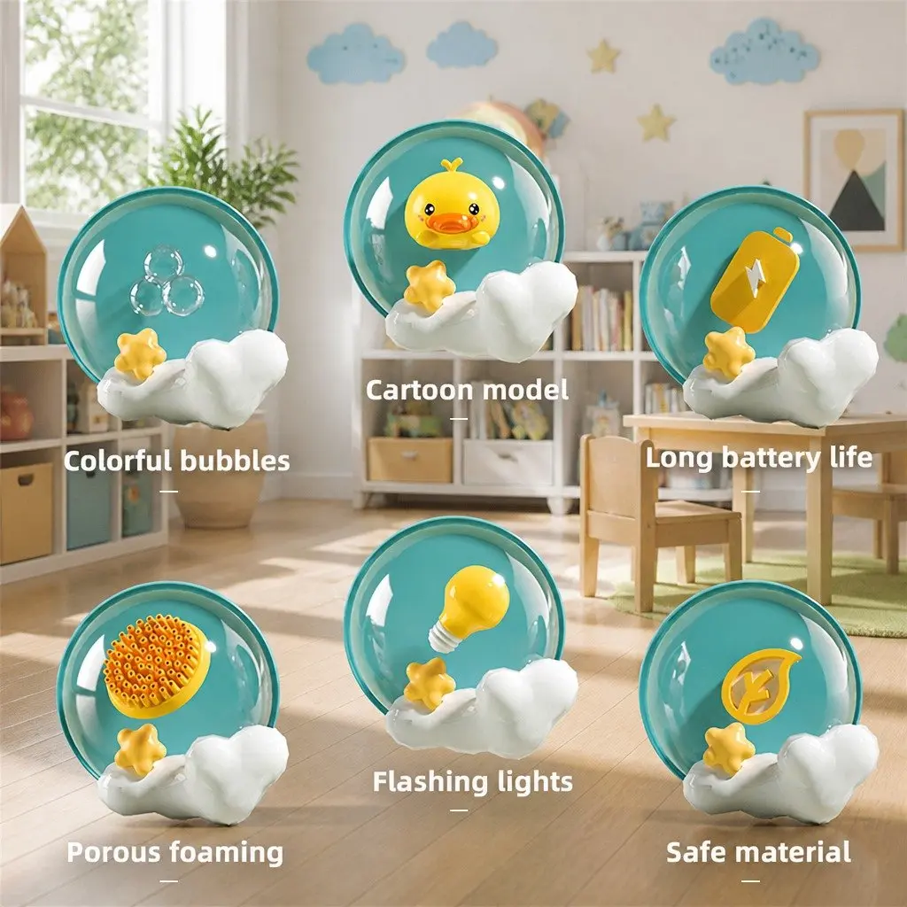 Bubble Machine Toy Outdoor Use 24x14.8x24cm
